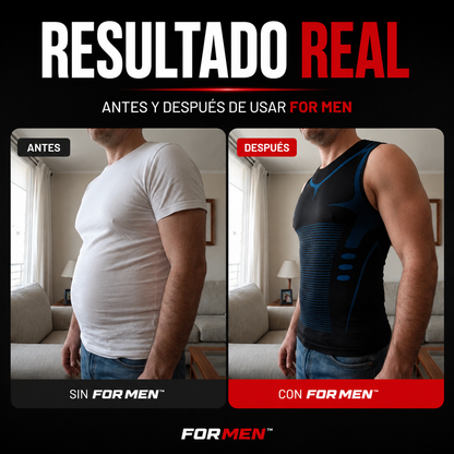 FORMEN™ | Camiseta de Compresión que Moldea tu Torso en Segundos